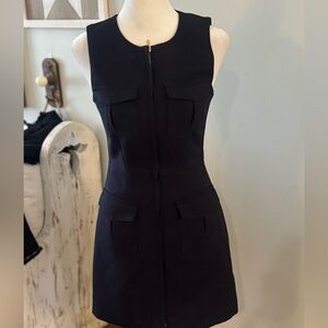 H&M Black Mini Dress with Pockets